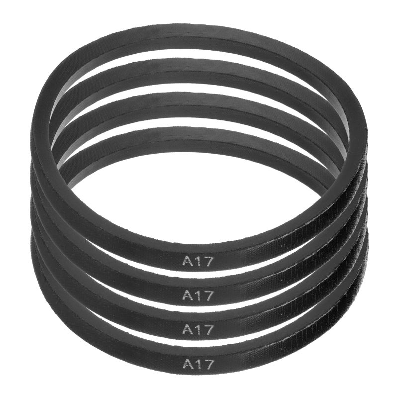 يو إكس سيل uxcell 4 قطع A17 أو 4L190 حزام على شكل حرف V مطاطي كلاسيكي ملفوف، 17 بوصة (432 مم) محيط داخلي، حزام على شكل حرف V - Image 1